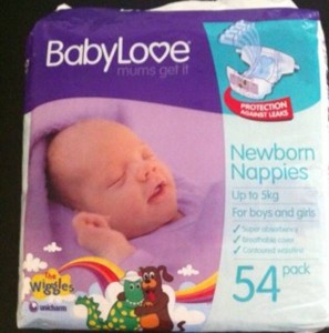 Baby Love Nappie Samples