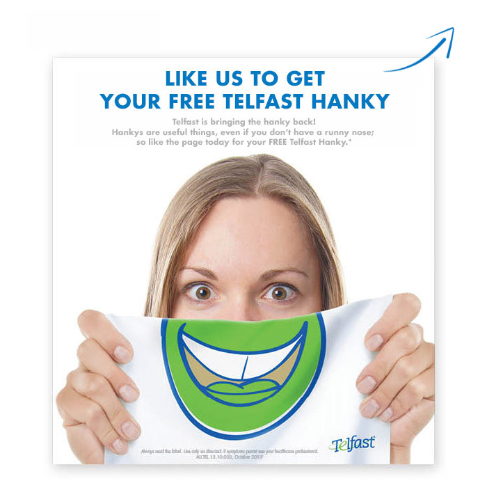 Free Hanky From Telfast Australia