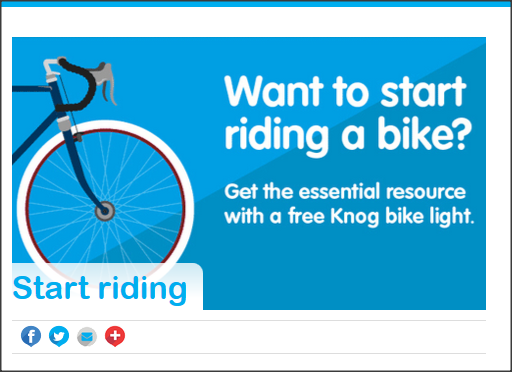 Free Knog Bike Light & Kit
