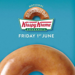Free Krispy Kreme Donut on Fri 1st June